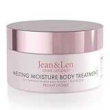 Jean & Len Melting Moisture Body Treatment Peony & Lychee, für ein duftendes Pflegeergebnis, für normale Haut, hochwertiger Tiegel, Pflegende Body Butter, ohne Parabene & Silikone, vegan, 200 ml