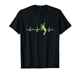 Tennis Spieler Tenniskleidung Tennis Herzschlag T-Shirt