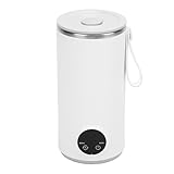 Reise-Wasserkocher, Tragbar, Wiederaufladbar, 400 Ml, 6000 MAh, 55 °C, Edelstahl-Warmwasserboiler mit Rührer, USB-Akku-Wasserkocher für Reise-Kaffeemilch