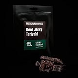 Tactical Foodpack Beef Jerky Teriyaki Trockenfleisch 40g - Notfallnahrung 3 Jahre haltbar - Survival Food Prepper Outdoor Notfall Nahrung