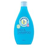 PENATEN Bad & Shampoo (400 ml), mildes Baby Bad & Baby Shampoo formuliert ohne Parabene & Farbstoffe, speziell für Neugeborene entwickeltes Baby Duschgel & Baby Haarshampoo für zarte Babyhaut