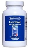 Allergy Research Group Liver Beef Natural Glandular 125 Veg Caps