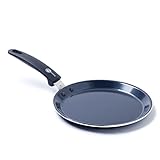 GreenPan Essentials Pfannkuchenpfanne (28 cm), gesunde keramische Antihaftbeschichtung, PFAS-frei, induktionsgeeignet, spülmaschinenfest, Schwarz