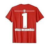 Schweiz Sauf Trikot Herren Vögli Wennmögli Saufnamen T-Shirt