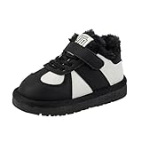 Winterstiefel Mädchen Junge Winterschuhe Kinder Gefüttert Barfußschuhe Rutschfest Outdoor Stiefel Trekking- & Wanderschuhe Bequeme Sportschuhe Kinder Lauflernschuhe Baby Schuhe Größen 26-36