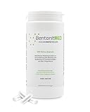 Bentonit MED Detox-Kapseln 200, Bentonit-Montmorillonit, Medizinprodukt, Apothekenqualität, Darmreinigung, Entgiftung von Schwermetallen, Entgiftungskur, Vulkanmineralien, Heilerde