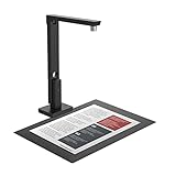 CZUR Lens Pro 12 MP Tragbarer Dokumentenscanner, schneller USB-Scanner Papierschutz kein Stau/kein Kratzer, 330 DPI, mit OCR, mobiler Scanner für Mac, Windows (Lens1200)