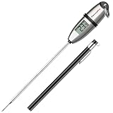 ThermoPro TP02S Digitales Bratenthermometer Fleischthermometer Thermometer Kochen Küchenthermometer Grillthermometer mit langer Sonde, für Braten, Kochen, Grillen/BBQ, Backen, Baby-Ernährung