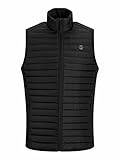 JACK & JONES Herren Jjemulti Bodywarmer Collar Ps Weste, Schwarz, 4XL EU