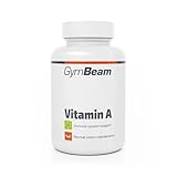 GymBeam Vitamin A - Retinol, 3000 µg pro Tagesdosis, unterstützung des Immunsystems, Haut, Sehkraft & Stoffwechsel, in Kapselform, Nahrungsergänzungsmittel für allgemeine Gesundheit