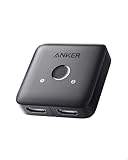 Anker HDMI-Switch, 4K @ 60 Hz, bidirektionaler Switch, 2-in-1-Ausgang mit glatter Oberfläche, unterstützt HDR, 3D, Dolby, kompatibel mit Laptops, PC, Xbox Series, PS5/PS4, Projektor usw.