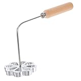 Lurrose Bunuelos-Form Mit Griff Rosette Timbale-Eisen-Set Waffelformen Zum Kochen Von Frittierten Haushaltswaren Zum Backen In Der Küche Blumenform