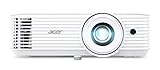 Acer H6541BDi DLP Beamer (1080p Full HD (1.920 x 1.080 Pixel) 4.000 ANSI Lumen 10.000:1 Kontrast, 3D, Keystone, 1x 3 Watt Lautsprecher, HDMI (HDCP), Audio Anschluss) Home Cinema