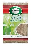 Rasetta Rasensamen Grassamen Sport-u. Spielrasen 1 kg für ca. 40qm - äußerst robust und strapazierfähig