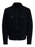 ONLY & SONS Herren Onslouis Jacket Black Pk 3592 Noos, Violett (Black Denim Black Denim), XL