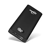 Powerbank 26800mAh Handy Externer Akku Klein LCD Tragbares Ladegerät Mini Hohe Kapazität Akkupack Dual USB Ports mit Type C Eingang Externer Batterie Pack für iPhone iPad Samsung Niendo Switch