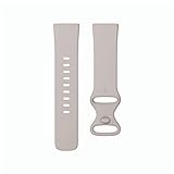 Fitbit Unisex-Adult Versa 3/Sense Watch Strap, Mondweiß, Small