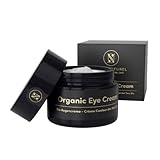 BIO Augencreme mit Aloe Vera - 30ml - Gegen Falten & Müde Augen - Anti Falten Creme – Gegen Augenringe – Belebendes Anti-Aging von Satin Naturel – Eye Cream Made in Germany