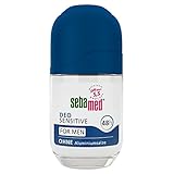 SEBAMED Balsam Deo Sensitive for MEN Roll-on, Deo-Roller für Männer, zuverlässiger Schutz vor Körpergeruch, 48h Wirkung, besonders hautverträglich, ohne Aluminiumsalze