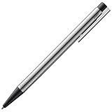 Lamy logo matt black Kugelschreiber - zeitloser Kuli in einem eleganten & robusten Gehäuse aus Edelstahl – inkl. Großraummine M 16 in Strichbreite M in schwarz