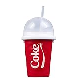 Slushy Maker Chillfactor Magic Freez | Slush Ice Becher mit Strohhalmlöffel | Eisbecher Alternative für Eis selber machen | Slush Ice Maker