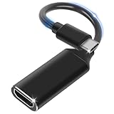 USB C auf HDMI Adapter, USBC to HDMI Kompatibel für Thunderbolt 3 Type C zu HDMI für iPhone 15 Pro Max, MacBook Pro, iPad Pro, Pixelbook, Surface Go, XPS, Samsung Galaxy S/Note