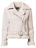 ONLY Damen ONLAGNETE Faux Leather Biker JKT CS OTW Bikerjacke, Pumice Stone, S