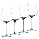 Nachtmann 4-teiliges Bordeauxglas-Set, Kristallglas, 680 ml, ViNova, 0098076-0