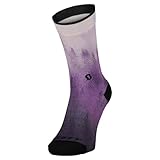 Scott Trail Tree Crew Fahrrad Socken Vivid lila 2024: Größe: (M) 39-41