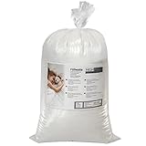 HIGH LIVING füllwatte füllmaterial 1000 Gramm Premium Comfort HollowFibre 100% Faserfüllung für Spielzeug, Kissen, Kissenbezüge Öko-Tex-Zertifiziert (Compressed, 1000 g)