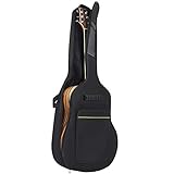 ISO TRADE Gitarrentasche Gitarrenhülle 41''für Akustikgitarre und Klassikgitarren mit Rucksackgarnitur Schwarz 7880