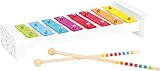 small foot Xylophone 'Sound' aus Holz, buntes Musikinstrument für Kinder, mit Notenblättern, ab 18 Monaten, 11117