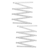 VILLCASE 2 STK Zollstock Herrscher Ingenieur-Architekt-Herrscher großes Lineal Klappmaßstab Meßstab gaussmeter plastikenten Werkzeug maßband Messlineal faltbares Lineal Weiß