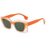 Mode For Männer Und Frauen Im Freien Urlaub Sonnenbrille Pendler Fahrer Fahren Sport Sonnenbrille(Orange)