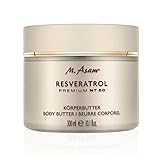 M. Asam Resveratrol Premium NT50 Körperbutter (300ml) - Reichhaltige Körperbutter für spürbar glatte & strahlende Haut, Body Butter für normale & sehr trockene Haut