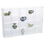 SAFE 5257 Klein-Vitrine aus Acryl-Glas mit Schiebetür I 20 Fächer à 57 x 47 x 42 mm