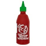 Uni-Eagle Chili Sauce Sriracha scharf – Hot Sauce mit Chilies & Knoblauch ohne Geschmacksverstärker – 1 x 475g