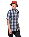 Jack Wolfskin Herren Hot Chili Hemd, night blue checks, XXL