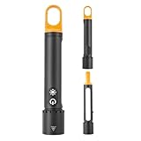 Einstellbare Helligkeit, tragbare helle Taschenlampe, lange Reichweite, zoombare Taschenlampe, magnetische Haken-Taschenlampe, Seitenlicht-Taschenlampe für Outdoor-Camping, Wandern