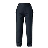 Laufhose für Herren, Thermo-Fleece-Hose für Herren, Wanderhose für Herren, UK-Wanderhose, elastische Taille, Hose für Herren, intelligente Arbeitskleidung, gepolsterte Sporthose, Turnhose, navy, 5XL