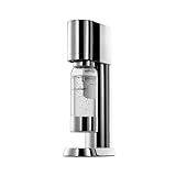 SodaStream® enso™ Premium Wassersprudler | Edelstahl-Design von Naoto Fukasawa | inkl. 1 L BPA-freie Flasche & Reinigungstuch | Einfaches CO2-Wechsel-System, Silber