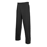 Fruit of the Loom - Jogpants mit offenem Bein, 64-032-0, Schwarz, 64-032-0 L