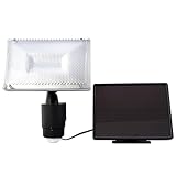 REV LED Strahler Solar - IP44, LED Lampe 6W, 480lm, 6000K, Wandlampe - ideal für Hofeinfahrten, Garagen & Hauseingänge, anthrazit