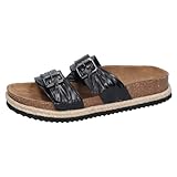 Dockers by Gerli Damen Riemchensandalen, Frauen Sandaletten,Ladies,Sommerschuhe,Freizeitschuhe,offene Schuhe,Strandschuhe,schwarz,39 EU / 5.5 UK
