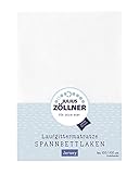 Julius Zöllner 8390347100 Jersey Spanntuch, passend für Laufgittermatratzen 68x90 bis 100x100 cm, Weiß