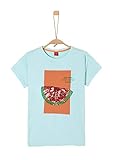 s.Oliver Junior Mädchen 401.10.005.12.130.2036976 T-Shirt, 6066 Bleached Aqua, M/REG