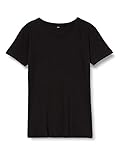 Build Your Brand Girls BY115-Girls Short Sleeve Tee T-Shirt, Black, 146/152