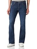 Lee Herren Jeans Jeanshose Denver Bootcut Denim Stretch Hose Baumwolle Blau w30-w44, Dark Westwater, W42 / L32