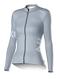 INBIKE Radtrikot Damen Langarm Fahrradtrikot Sommer Winter Atmungsaktiv Trikot Fahrrad Rennrad MTB Mountainbike Shirt Fahrradbekleidung Lila 2XL