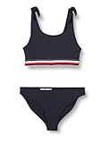 Tommy Hilfiger Mädchen Bralette Set Badeanzug-separat, Desert Sky, 12-14 Years